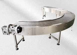 轉(zhuǎn)彎網(wǎng)帶輸送機(jī) 轉(zhuǎn)彎網(wǎng)帶輸送機(jī)